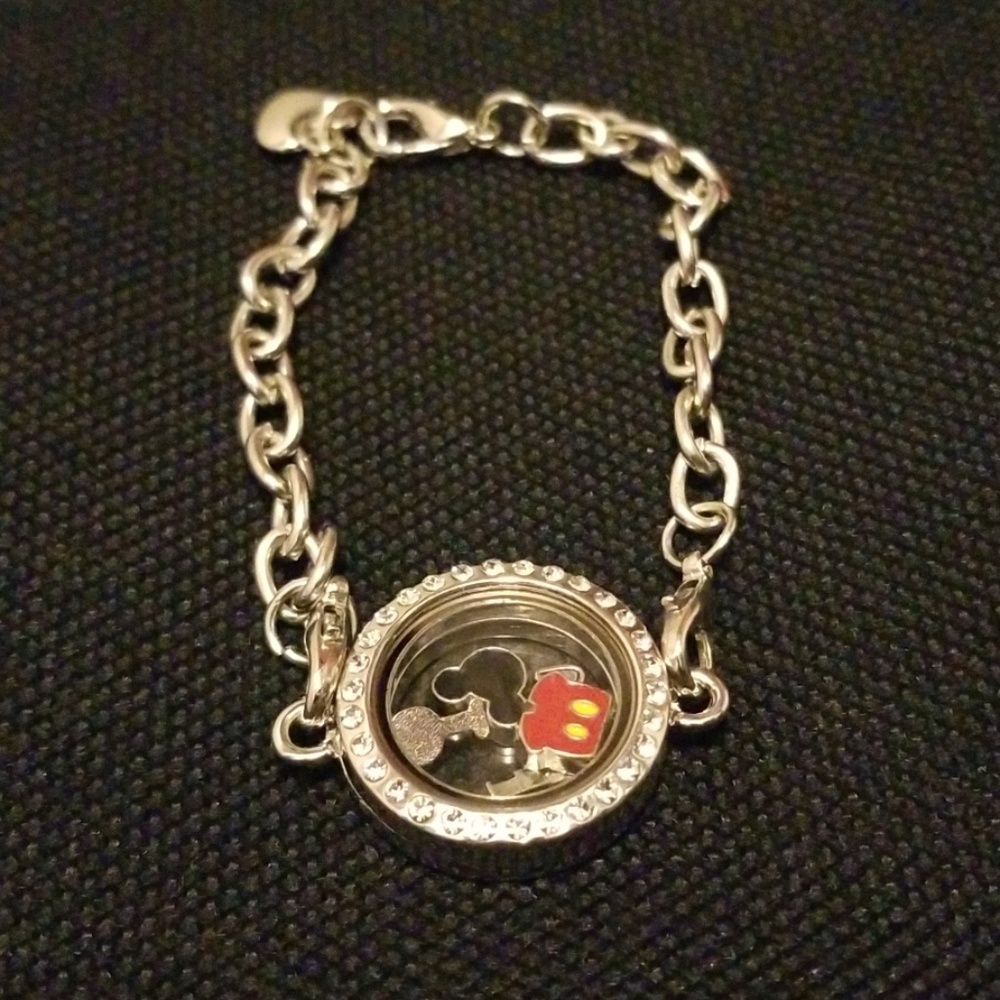 Shadowbox Disney charm bracelet NWOT